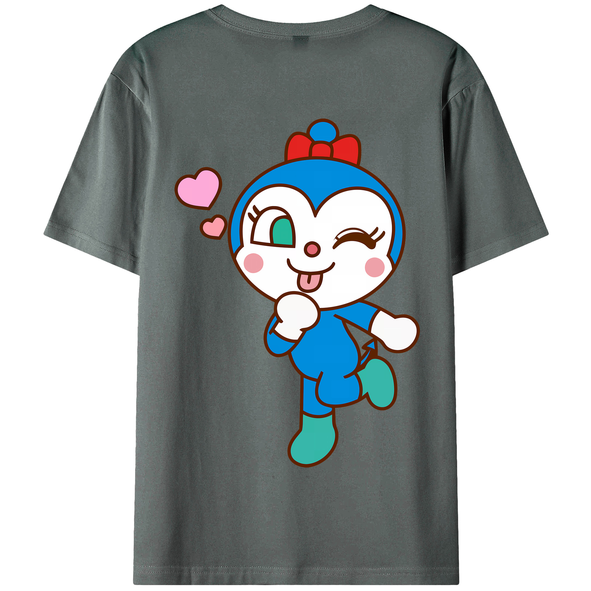 （画像用） アンパンマン Anpanman 綿100％半袖Tシャツ（背面プリント）